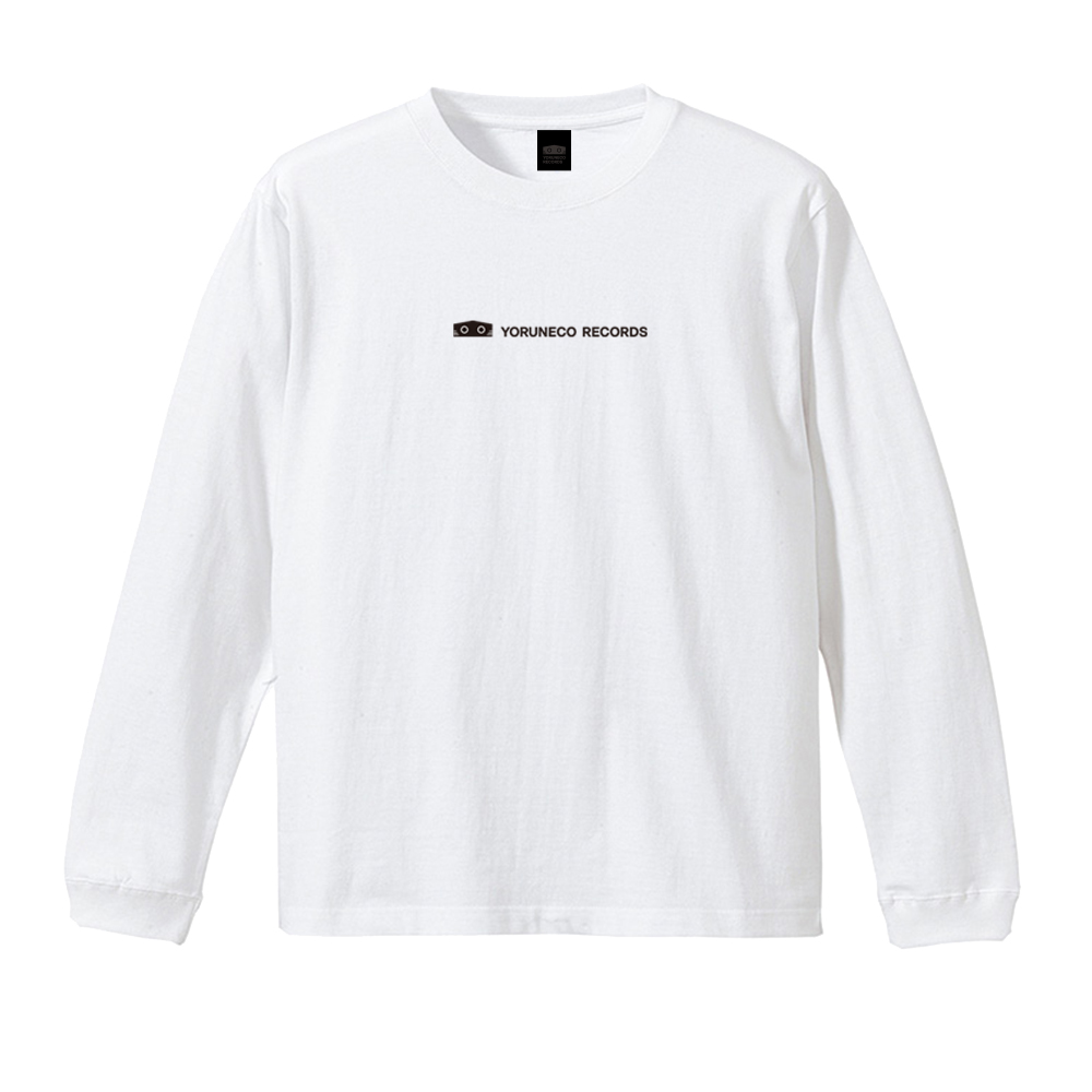 Yoruneco Records Long Sleeve T-shirt［ White ］
