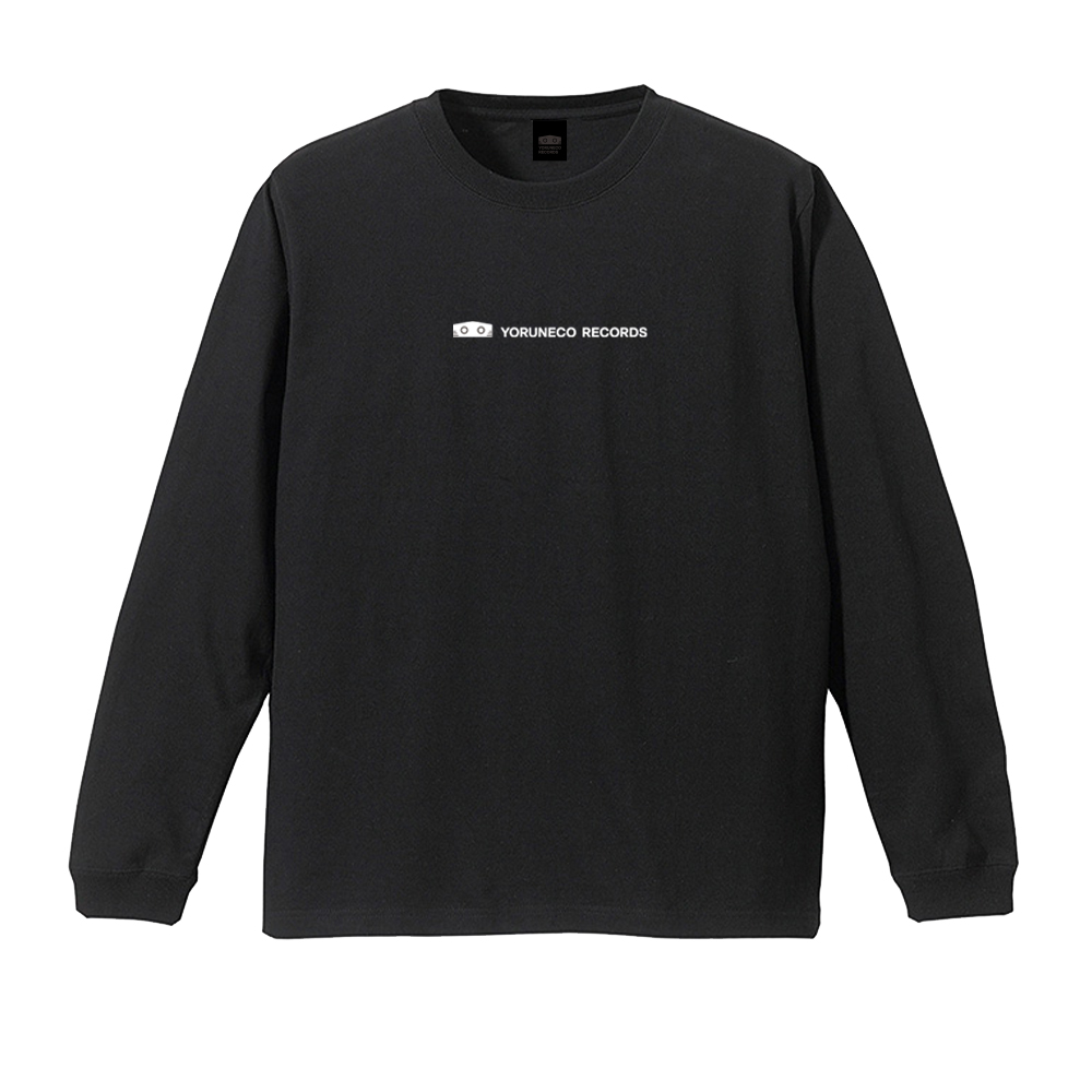 Yoruneco Records Long Sleeve T-shirt［ Black ］